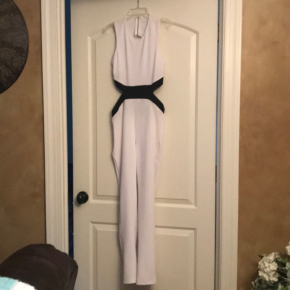 Black & white jumpsuit